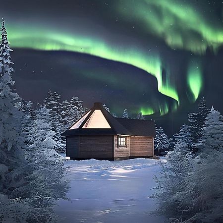 Skog Aurora Igloos Villa Kalix Bagian luar foto