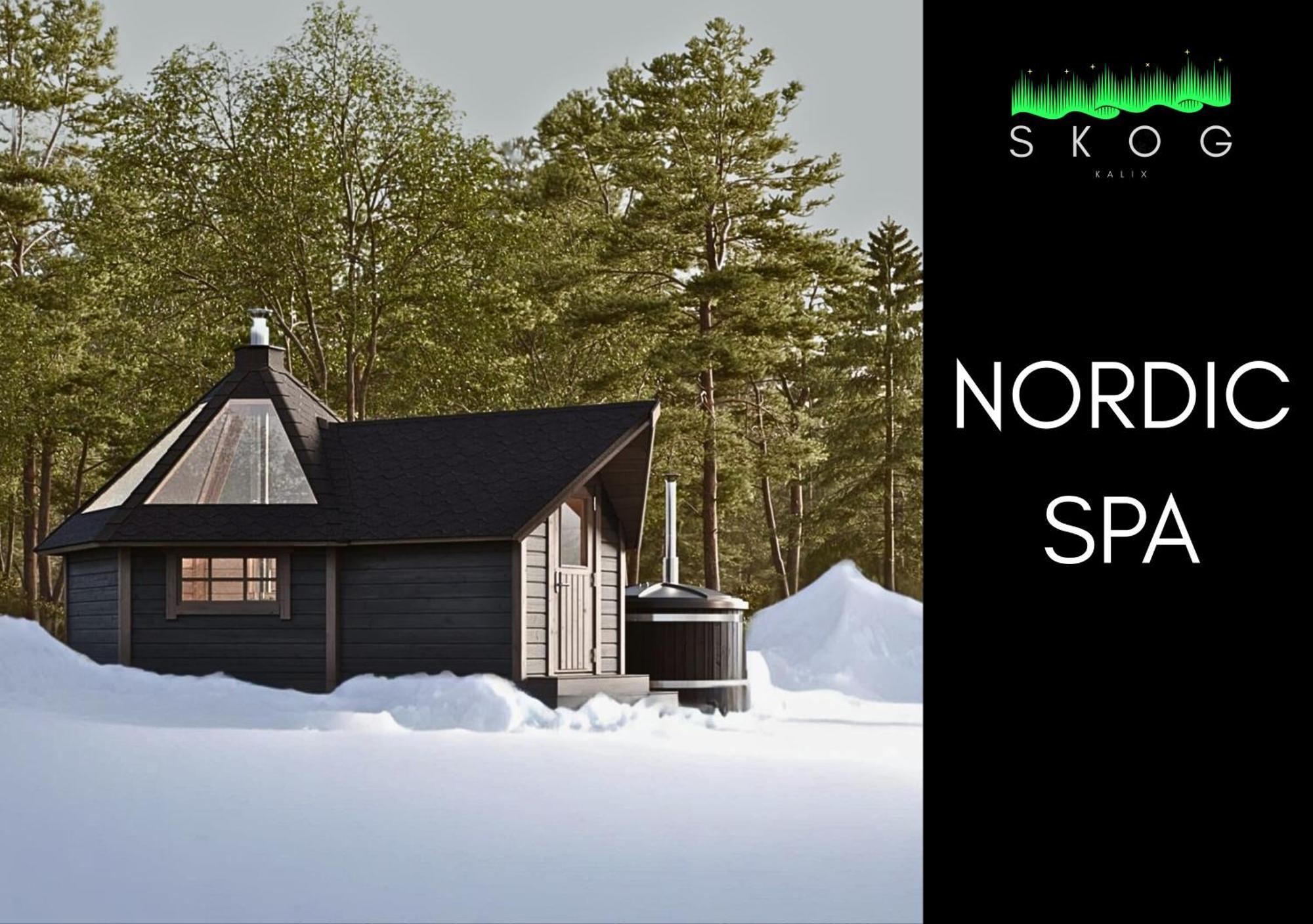 Skog Aurora Igloos Villa Kalix Bagian luar foto