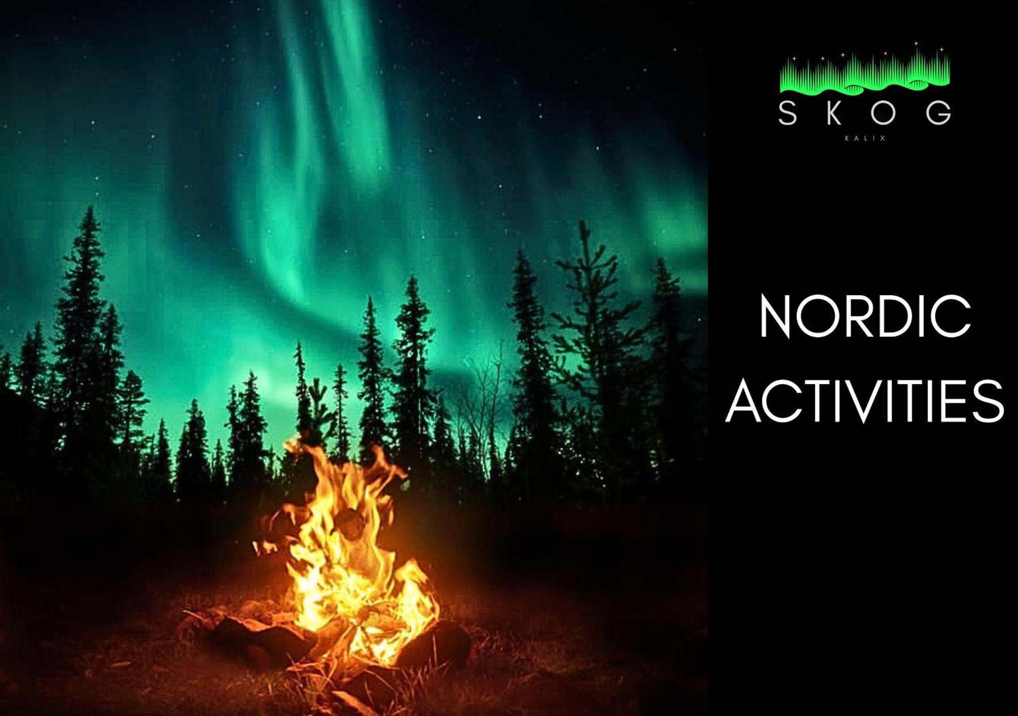 Skog Aurora Igloos Villa Kalix Bagian luar foto