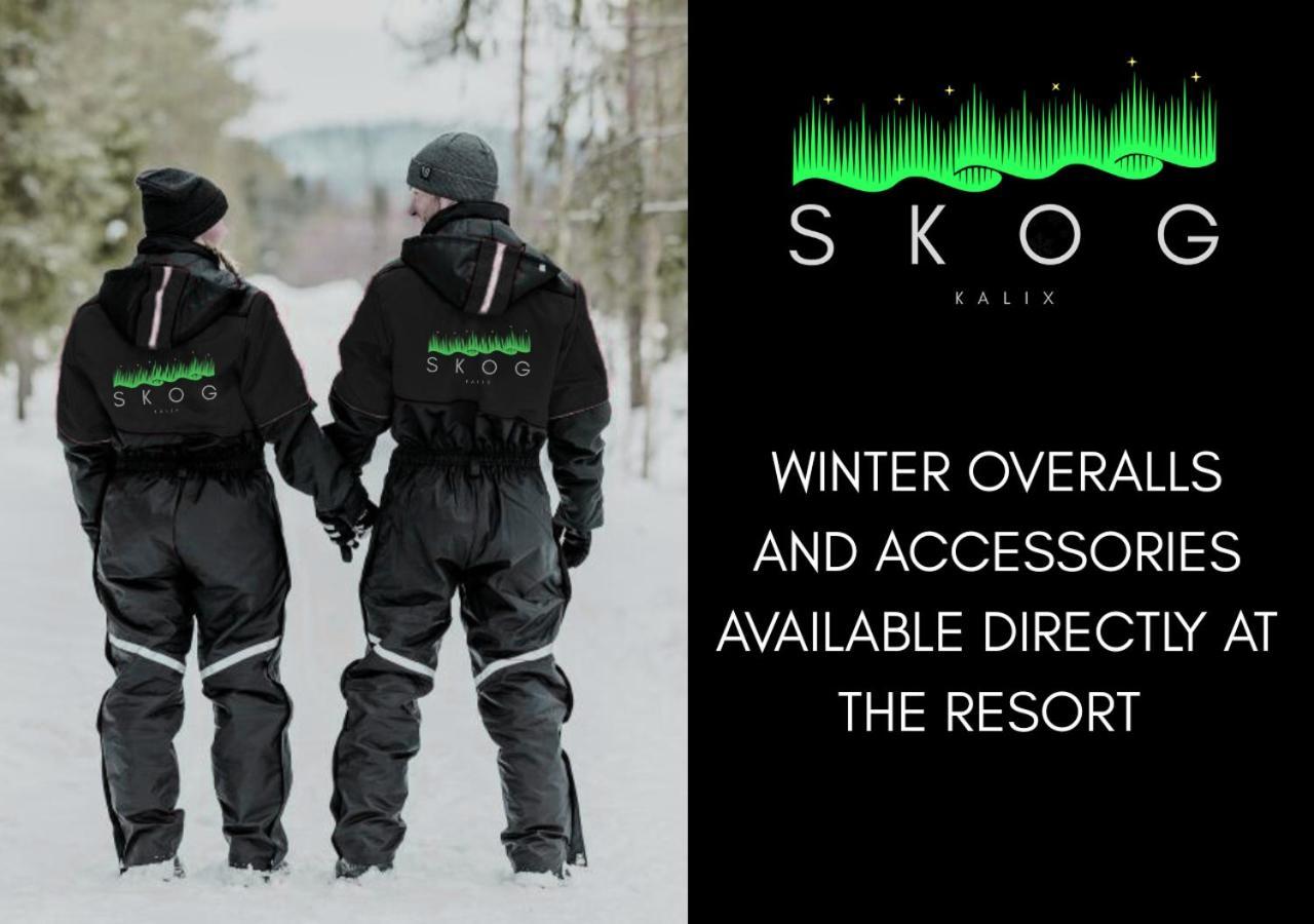 Skog Aurora Igloos Villa Kalix Bagian luar foto